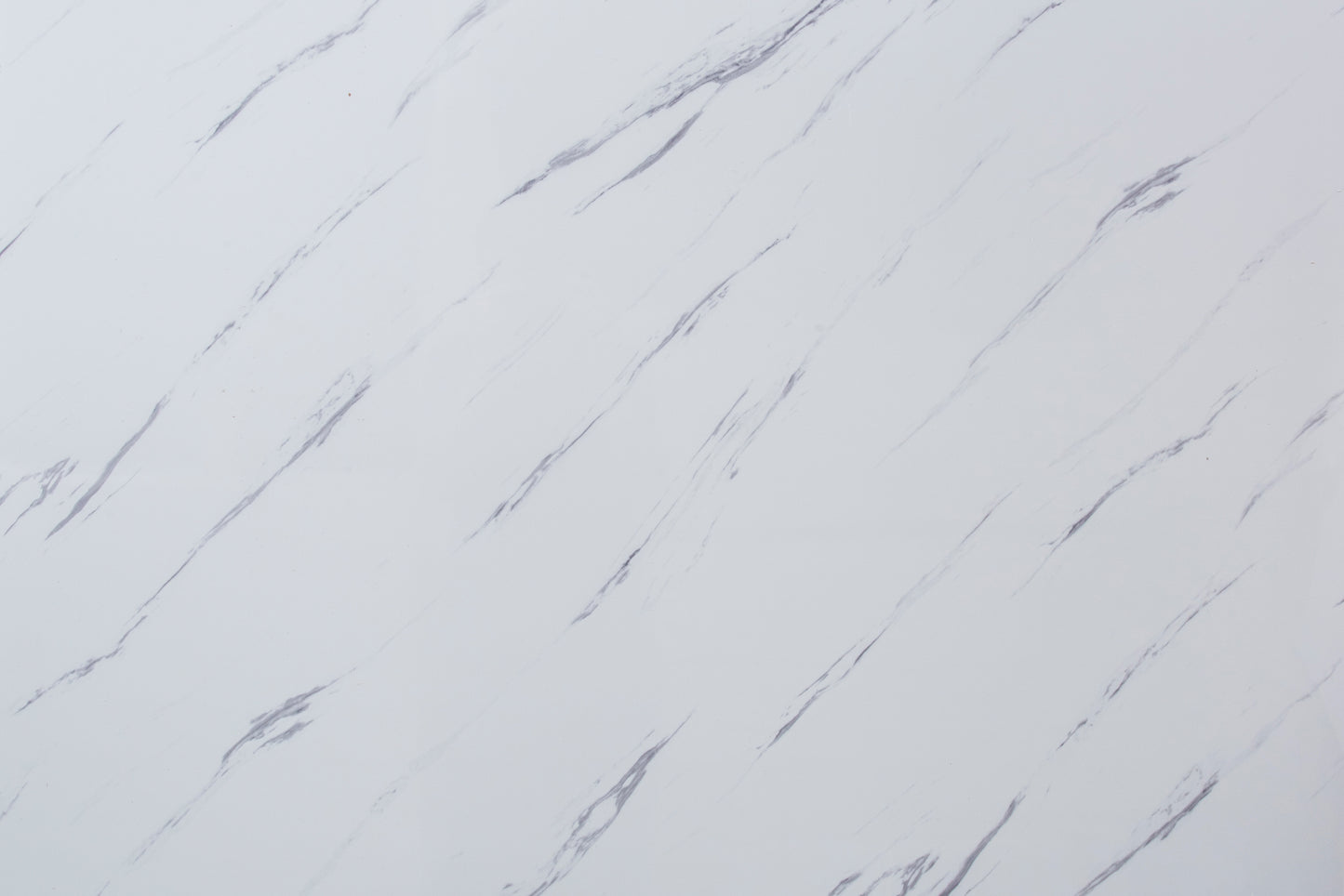 Placa Decorativa PVC Imitatie Marmura, 2800x1200 mm, Alb cu Dungi Gri