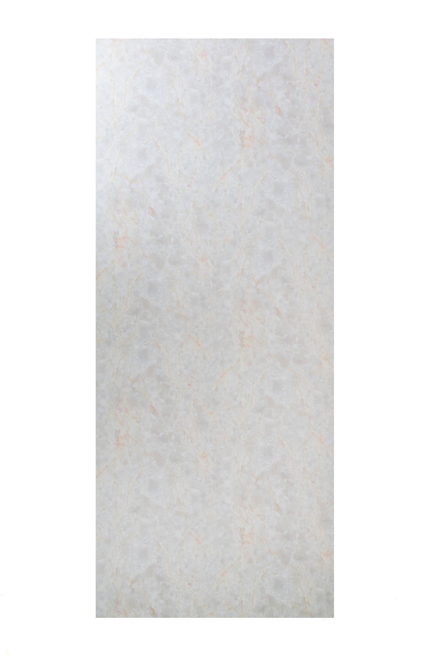 Placa Decorativa PVC Imitatie Marmura, 2800x1200 mm, Gri deschis cu Insertii de Maro