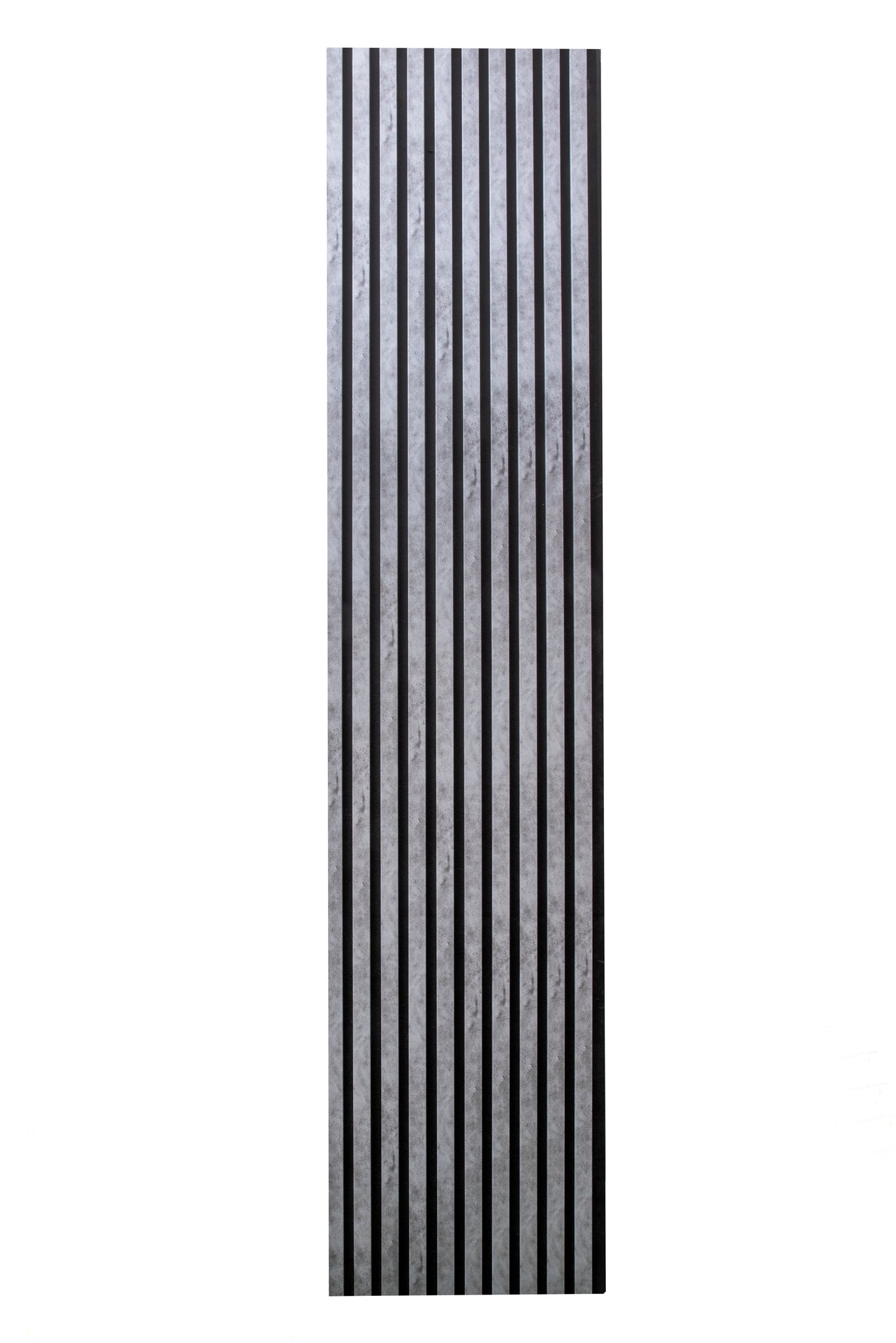 Panou Riflaj Decorativ Acustic, MDF, 2800 x 500 mm, Silver