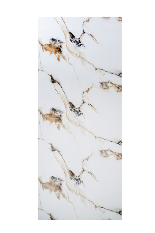 Placa Decorativa PVC Imitatie Marmura, 2800x1200 mm, White Sensation