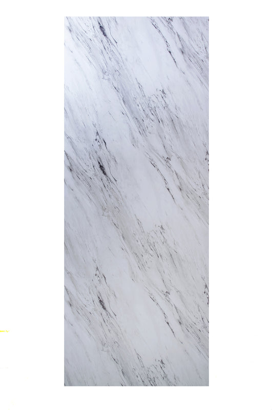 Placa Decorativa PVC Imitatie Marmura, 2800x1200 mm, Gri mat cu Maro
