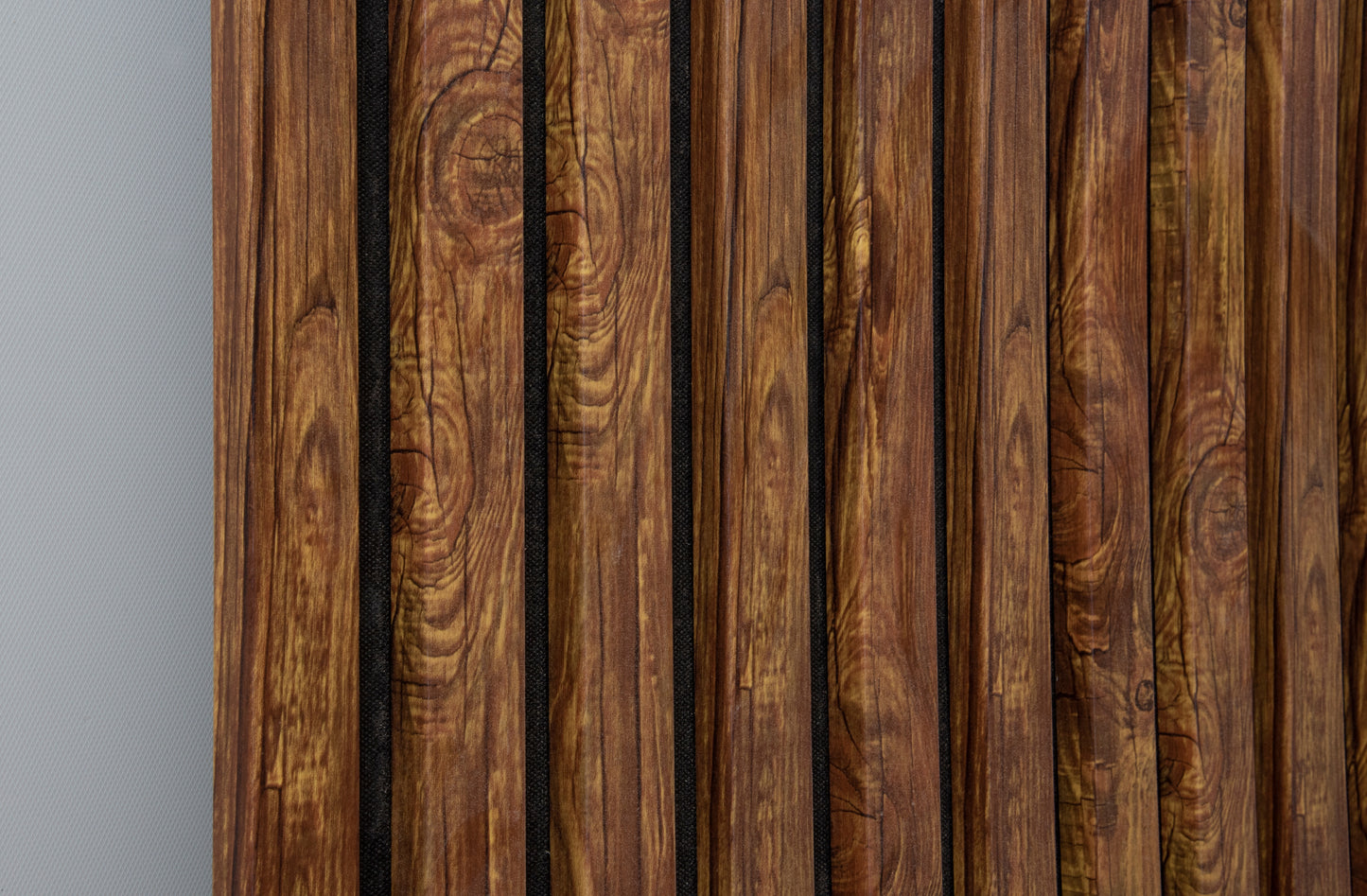 Panou Riflaj Decorativ Acustic, MDF, 2800 x 500 mm, Pin