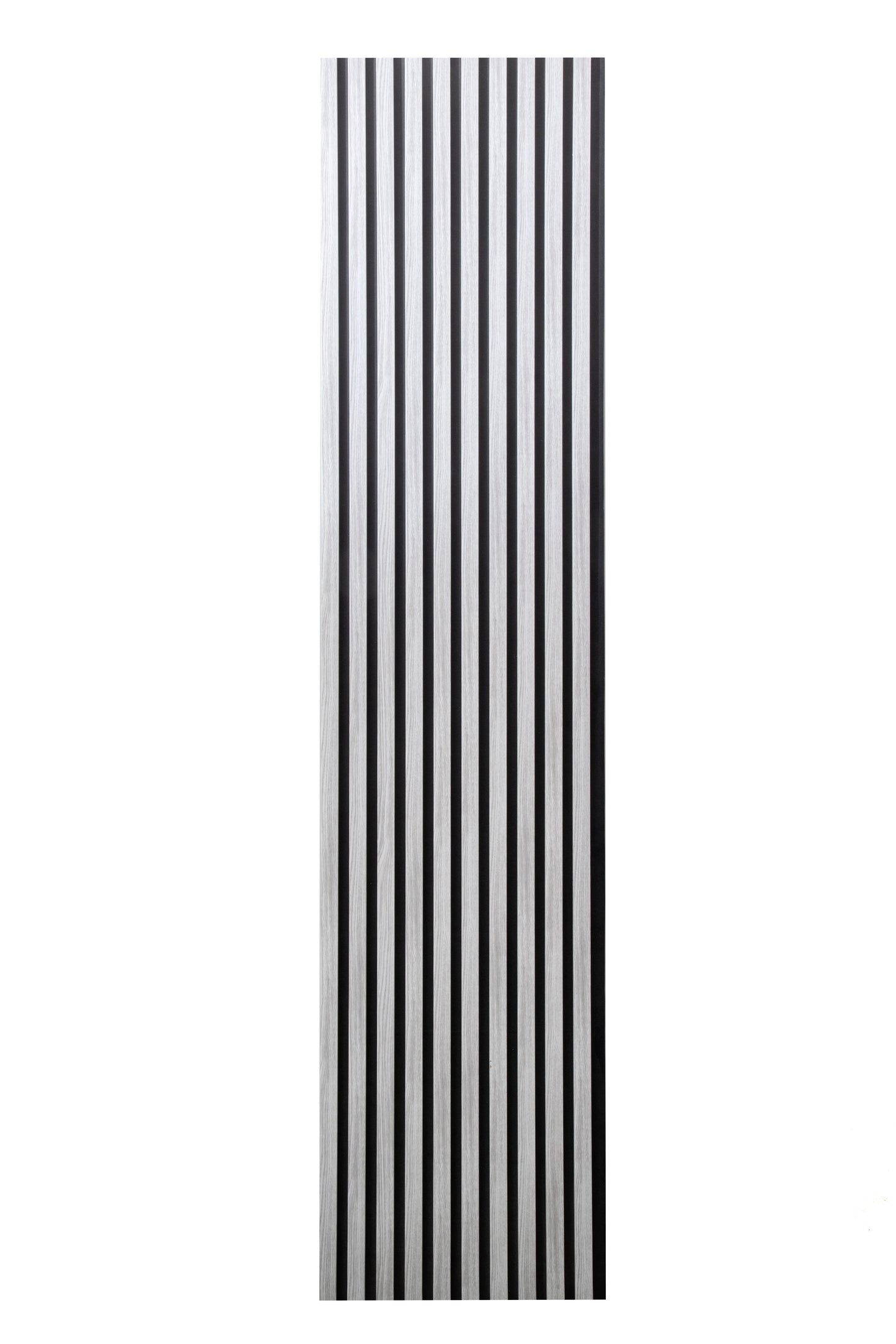 Panou Riflaj Decorativ Acustic, MDF, 2800 x 500 mm, Gri Deschis - InteriorLuxDesign